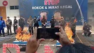 Bea Cukai Banten Musnahkan Barang Bukti Berkekuatan Hukum Senilai 10,4 miliar
