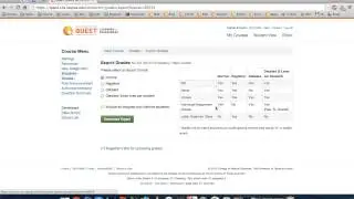 Export Grades