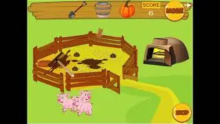 Свинка Пеппа/Работа и игра. Пеппа работает на ферме. Игры для детей/Помогаем Свинке Пеппе на ферме.