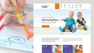 Fable - Children Kindergarten WordPress Theme Free Download