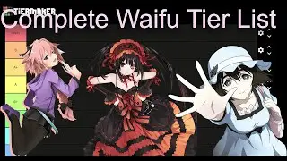 Complete Anime Waifu Tier List | Ranking all our favorite Waifus