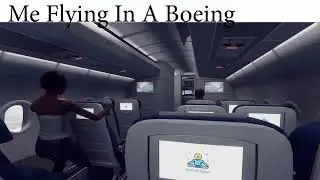 POV Flying In A Boeing