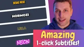One-click to Amazing Subtitles! HUGE Update Released!