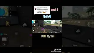 free fire 1vs4 vidio ⭕jisangaming ☣️.jisangaming