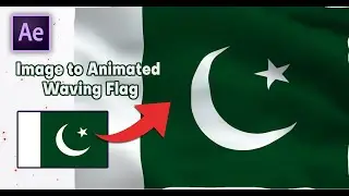 How To Create Image to Animated Waving Flag In After Effects & Download Free Project File