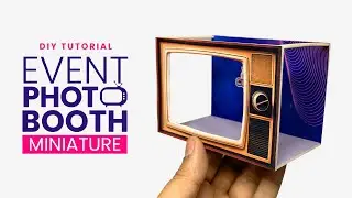 Event TV (3D) Theme Photo booth Miniature