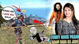 Best Funny NOOB PRANK on Random ATTITUDE🤣fir 1-TAP dekh k LADKI ho Gayi PAGAL -Garena freefire