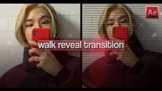 Walk Reveal Clip Transition After Effects