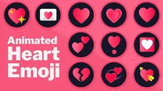 Animated Heart Emoji Pack -  Green Screen😍 | No Copyright🔥