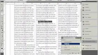 InDesign CS5, magazine layout, part2, more text styles.mp4