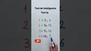 Test de inteligencia  - Test Iq - IQ TEST