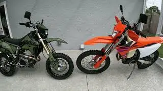 2024 KTM 500EXC-F VS SUZUKI DRZ 400
