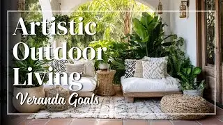 Bohemian Veranda Decor for Small Homes, Free Spirited Layers That Feel Artistic and Upscale