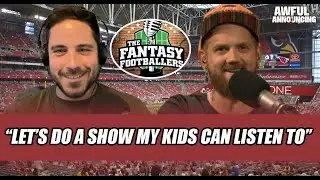 Fans of "The Fantasy Footballers" podcast enjoy family friendly aspect according to Mike Wright