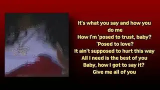 SZA - Shirt (Lyrics)