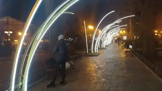 Пустая вечерняя Одесса!31.01.2024.Новый платный парк!