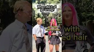 How to talk to a girl with colored hair