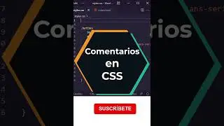 #02 🚀 APRENDE a crear COMENTARIOS en CSS 🎨 