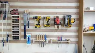 Simple Method To Make French Cleat Holders For The Hand Tools