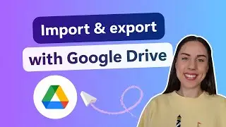 How to import and export videos using Google Drive in Clipchamp