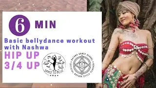 6-min basic tribal fusion bellydance technique sweat!!! 