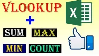 vlookup with sum function in excel