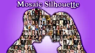Photoshop Tutorial How to Create A Mosaic Silhouette