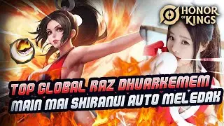 MAI SHIRANUI EXECUTE GAMEPLAY ! Bantai Server Honor Of Kings Global Brazil ! DITAMPOLIN PAKE KIPAS
