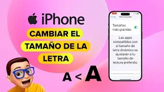 Cómo CAMBIAR el TAMAÑO de la LETRA en el iPhone | iOS 🔍