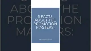 5 Reasons The Promotion Masters Are Your Growth HACKERS!! 