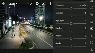 Night Photo Mobile Lightroom Tutorial - Tokyo Vibes