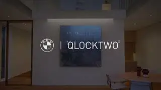 BMW | QLOCKTWO – a merge of worlds #QLOCKTWO #BMW #creatorsedition #artwork