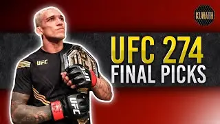 UFC 274 FINAL PICKS | DRAFTKINGS UFC PICKS