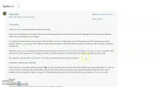 [Breaking News] No More 100 % Free Exam Vouchers for Microsoft Virtual Training Days