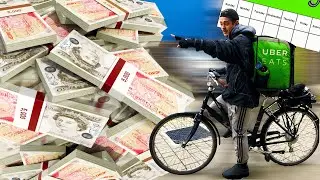 Fiz R$6000 em apenas 7 DIAS de UBER EATS em LONDRES (mas...)