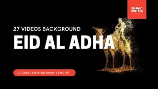 Ied Adha Video Background - Free Video Background Islamic Template Eid Mubarak,