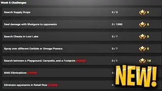 ALL WEEK 6 CHALLENGES LEAKED! FREE TIERS IN FORTNITE BATTLE ROYALE (Season 4)