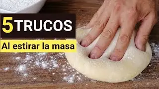 Los Mejores 5 TRUCOS para estirar la Masa de Pizza 😉👌🍕