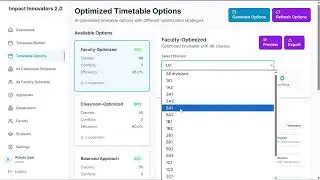 TestSchedulo – Intelligent College Timetable Generator | Smart India Hackathon