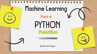 Function in python | lambda function | python for machine learning | हिंदी मे