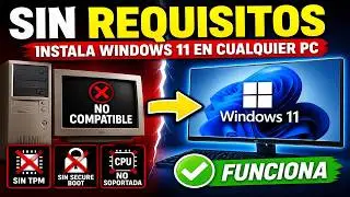 Install Windows 11 on a Non-Compatible PC 🔥 No TPM or Requirements (EASY)