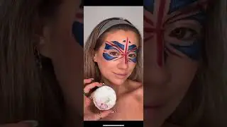 How to paint a Union Jack Mask with Snazaroo.