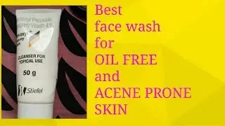 Best Face wash ever for oily and acene prone skin