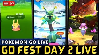 🔴 GO Fest Day 2 Live - Mega Rayquaza Raids