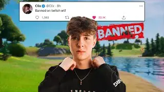 Clix was banned on twitch (Full clip)