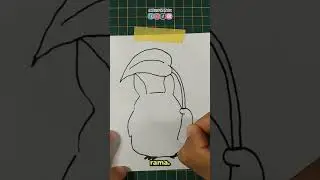 How to draw Totoro👩‍🎨👨‍🎨