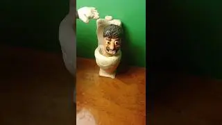 Скибиди Туалет из пластилина 