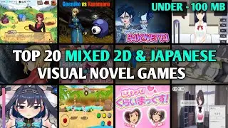 (Under 100 MB) Top 20 2D & Japanese Games | For Mature Audiences | EzrCaGaminG | Part-2