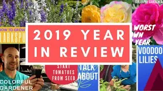 2019 Year In Review + Garden Tour (Colorful Gardener)