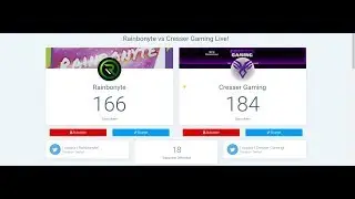 Rainbonyte vs Cresser Gaming